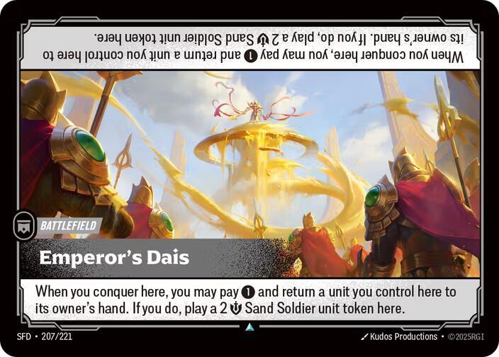 Emperor's Dais - (207/221) - Riftbound: Spiritforged
