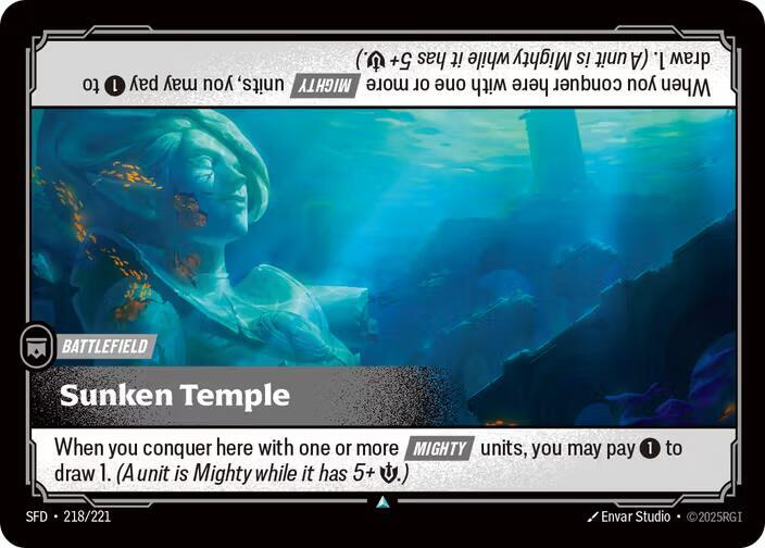 Sunken Temple - (218/221) - Riftbound: Spiritforged