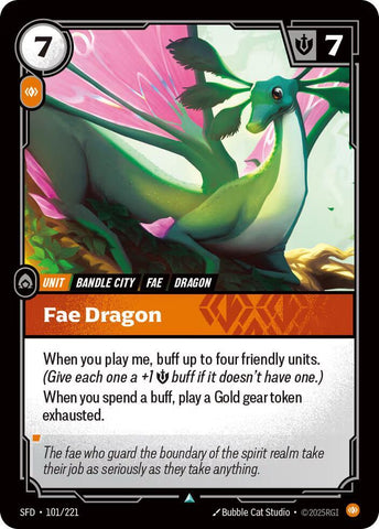Fae Dragon - (101/221) - Riftbound: Spiritforged