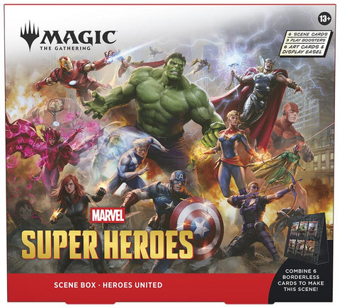Magic The Gathering - Marvel Super Heroes Scene Box - Heroes United