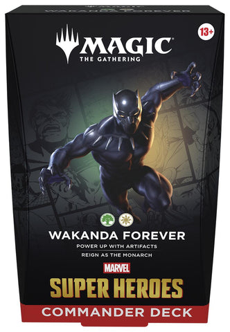 Magic The Gathering - Marvel Super Heroes Commander Deck - Wakanda Forever