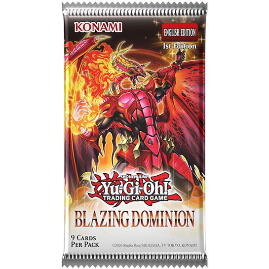 Yugioh! - Blazing Dominion Booster Pack (1st Edition)
