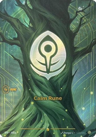 Calm Rune (Alternate Art) - (R02a) - Riftbound: Spiritforged