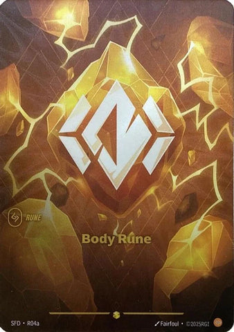Body Rune (Alternate Art) - (R04a) - Riftbound: Spiritforged