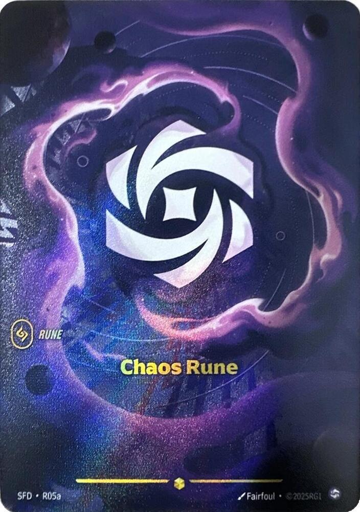 Chaos Rune (Alternate Art) - (R05a) - Riftbound: Spiritforged
