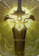 Order Rune (Alternate Art) - (R06a) - Riftbound: Spiritforged