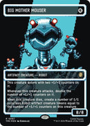Big Mother Mouser (Borderless) (Surge Foil) - Commander: Teenage Mutant Ninja Turtles (TMC) - Near Mint