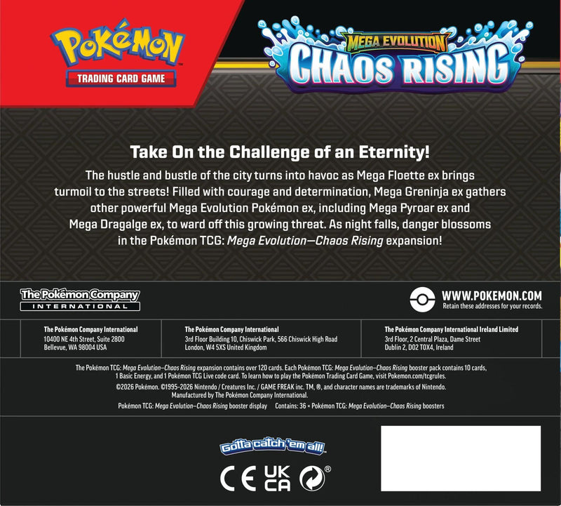 Pokemon: Mega Evolution - Chaos Rising - Booster Box
