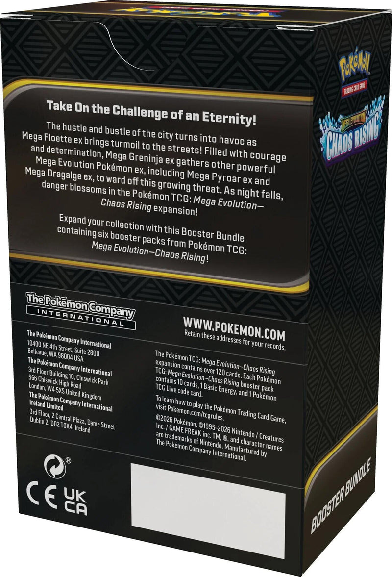 Pokemon: Mega Evolution - Chaos Rising - Booster Bundle