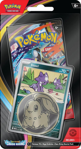 Pokemon: Mega Evolution - Chaos Rising - Single Pack Blister (Toxel)