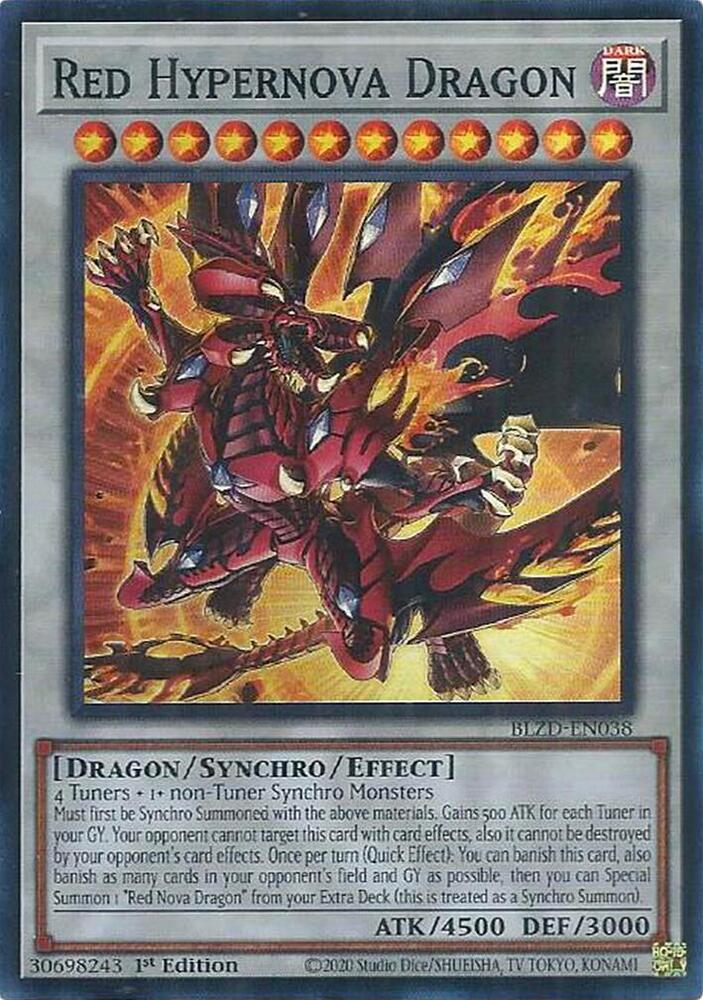 Red Hypernova Dragon [BLZD-EN038] Super Rare