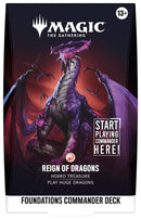 Magic The Gathering - Foundations - Reign of Dragons - Commander Deck