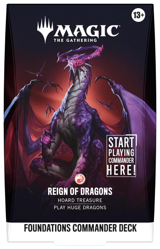 Magic The Gathering - Foundations - Reign of Dragons - Commander Deck