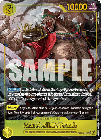Marshall.D.Teach (Alternate Art) [The Time of Battle]