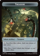 Human Citizen // Treasure Double-Sided Token [Marvel's Spider-Man Tokens]