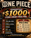 One Piece Card Game - July $1000 Store Credit Tournament