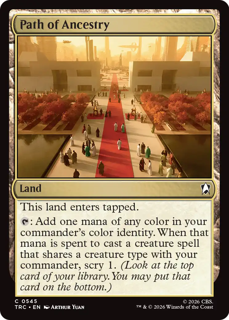 Path of Ancestry (Surge Foil) [Star Trek Commander]