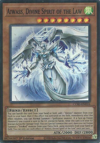Aiwass, Divine Spirit of the Law [CORI-EN016] Super Rare