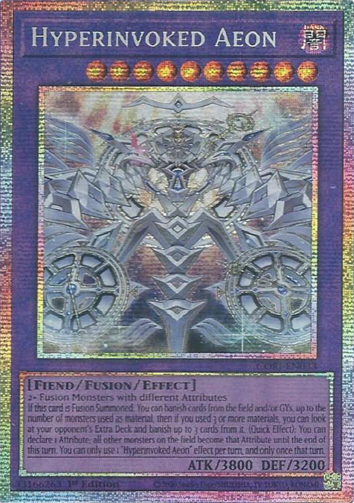 Hyperinvoked Aeon (Starlight Rare) [CORI-EN033] Starlight Rare