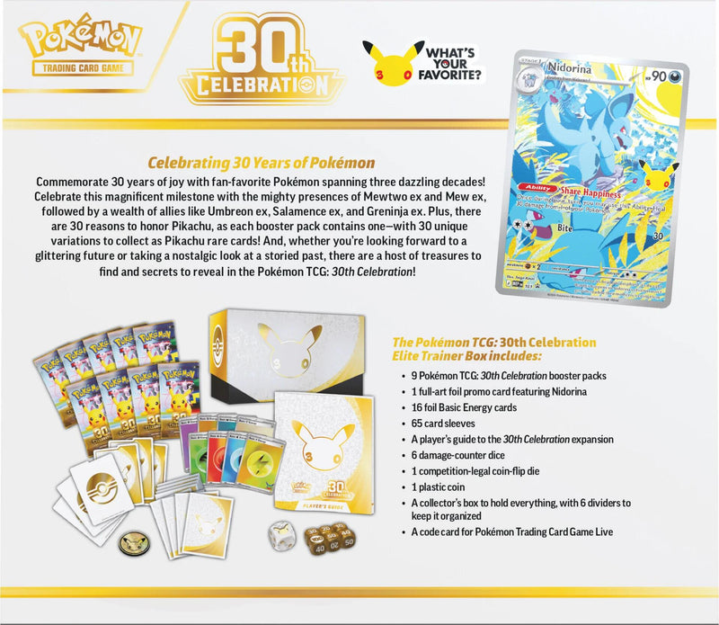 Pokemon - 30th Celebration Elite Trainer Box