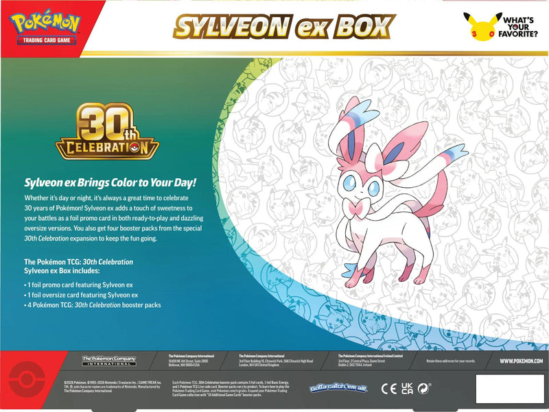 Pokemon - 30th Celebration Sylveon ex Box
