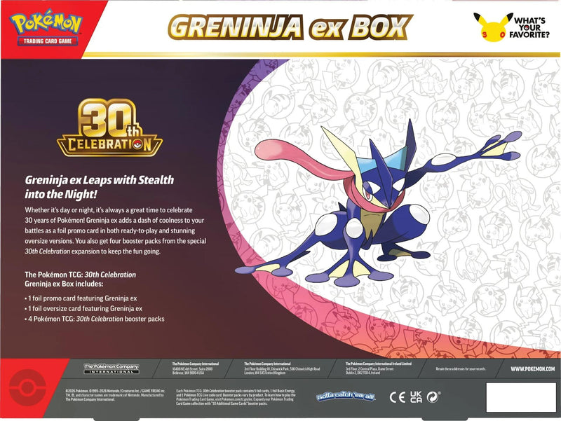 Pokemon - 30th Celebration Greninja ex Box