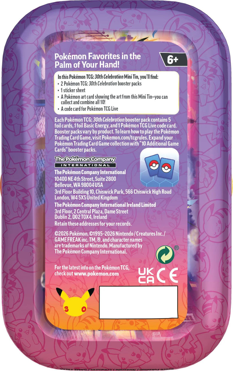 Pokemon - 30th Celebration - Mini Tin [Greninja]