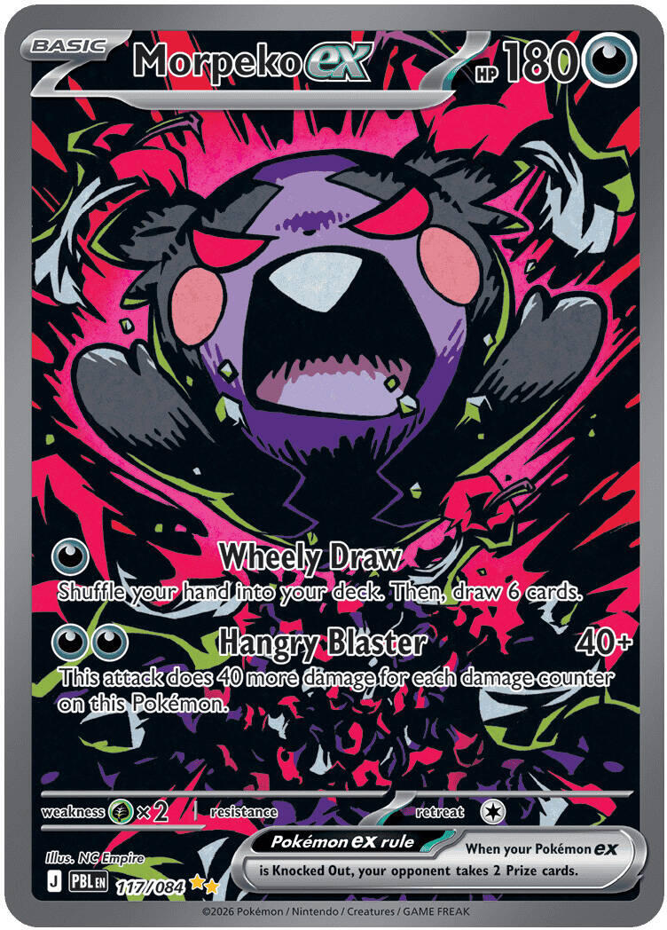 Morpeko ex (117/084) [Mega Evolution: Pitch Black]