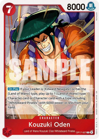 Kouzuki Oden [The World's Strongest Warriors]