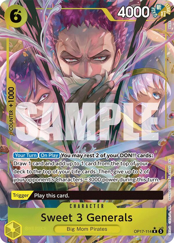 Sweet 3 Generals (Alternate Art) [The World's Strongest Warriors]