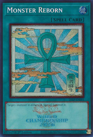 Monster Reborn (Secret Rare) [26LP-EN001] Secret Rare