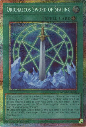 Orichalcos Sword of Sealing (Starlight Rare) [MAMO-EN022] Starlight Rare