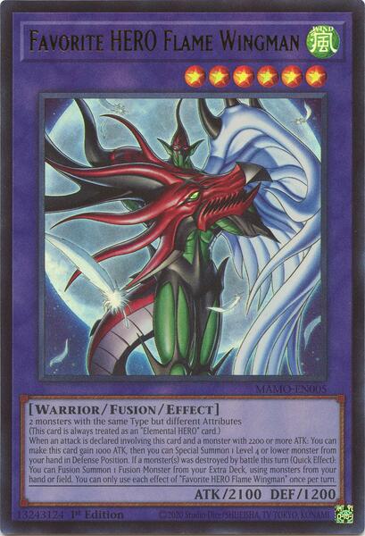Favorite HERO Flame Wingman [MAMO-EN005] Ultra Rare