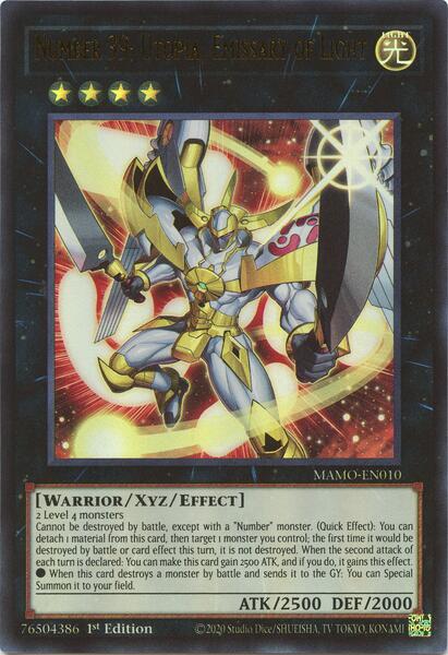 Number 39: Utopia, Emissary of Light [MAMO-EN010] Ultra Rare