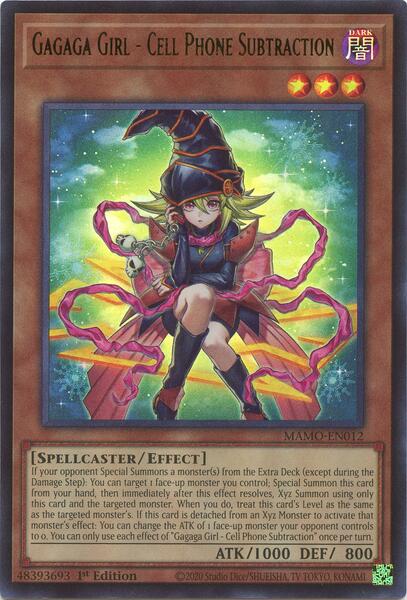 Gagaga Girl - Cell Phone Subtraction [MAMO-EN012] Ultra Rare