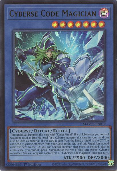 Cyberse Code Magician [MAMO-EN017] Ultra Rare