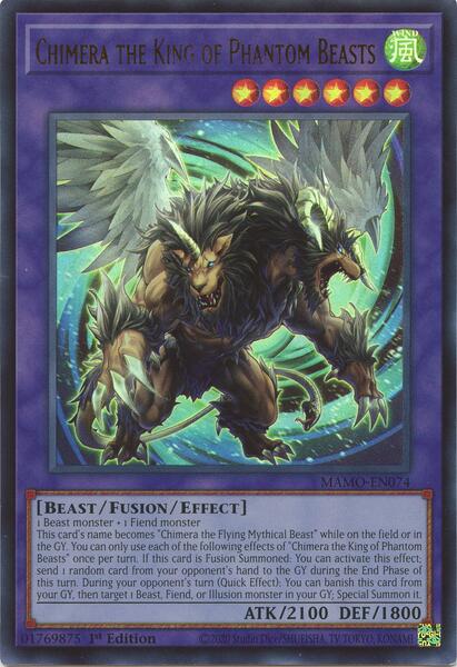 Chimera the King of Phantom Beasts [MAMO-EN074] Ultra Rare