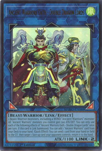 Ancient Warriors Oath - Double Dragon Lords [MAMO-EN088] Ultra Rare