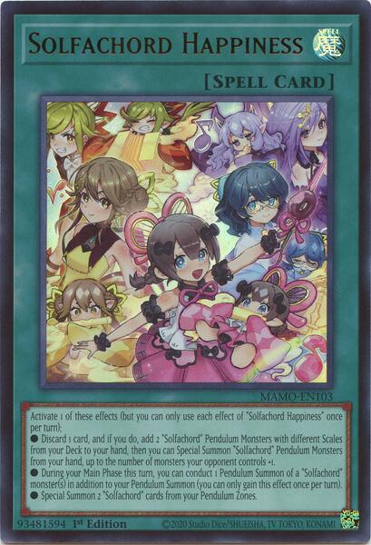 Solfachord Happiness [MAMO-EN103] Ultra Rare