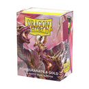 Dragon Shield: Standard 100ct Sleeves - Pomegranate & Gold