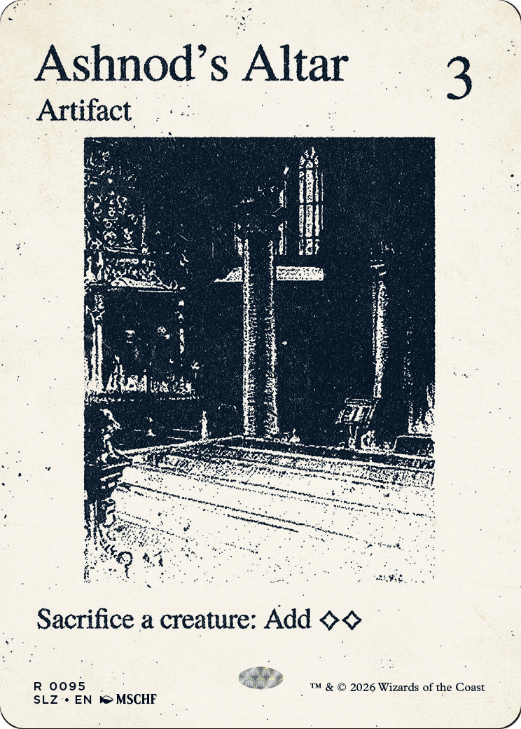 Ashnod's Altar (0095) [Secret Lair x MSCHF: The Zeta Set]