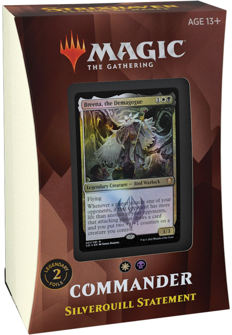 Magic The Gathering: Strixhaven - School of Mages - Commander Deck (Silverquill Statement)