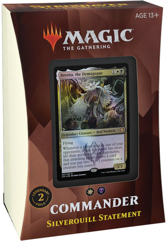 Magic The Gathering: Strixhaven - School of Mages - Commander Deck (Silverquill Statement)