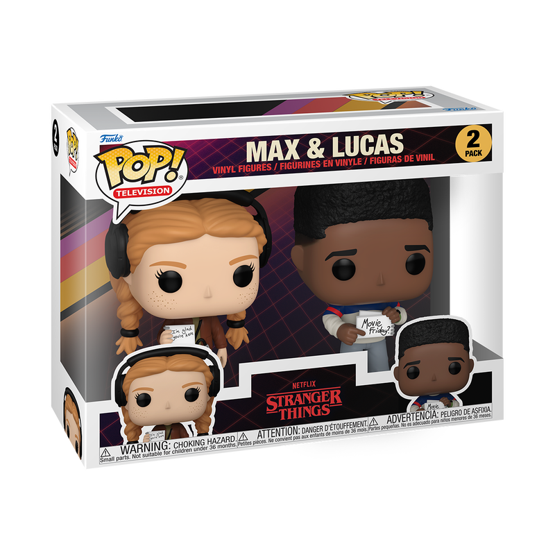 Funko - Pop! Television - Stranger Things - Max & Lucas (2 Pack)
