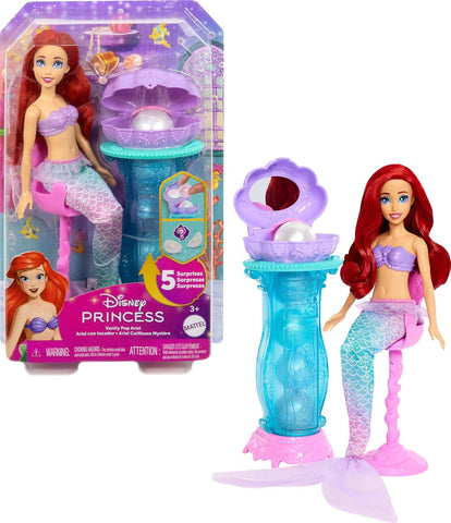 Mattel - Disney Princess - Vanity Pop Ariel - Surprises