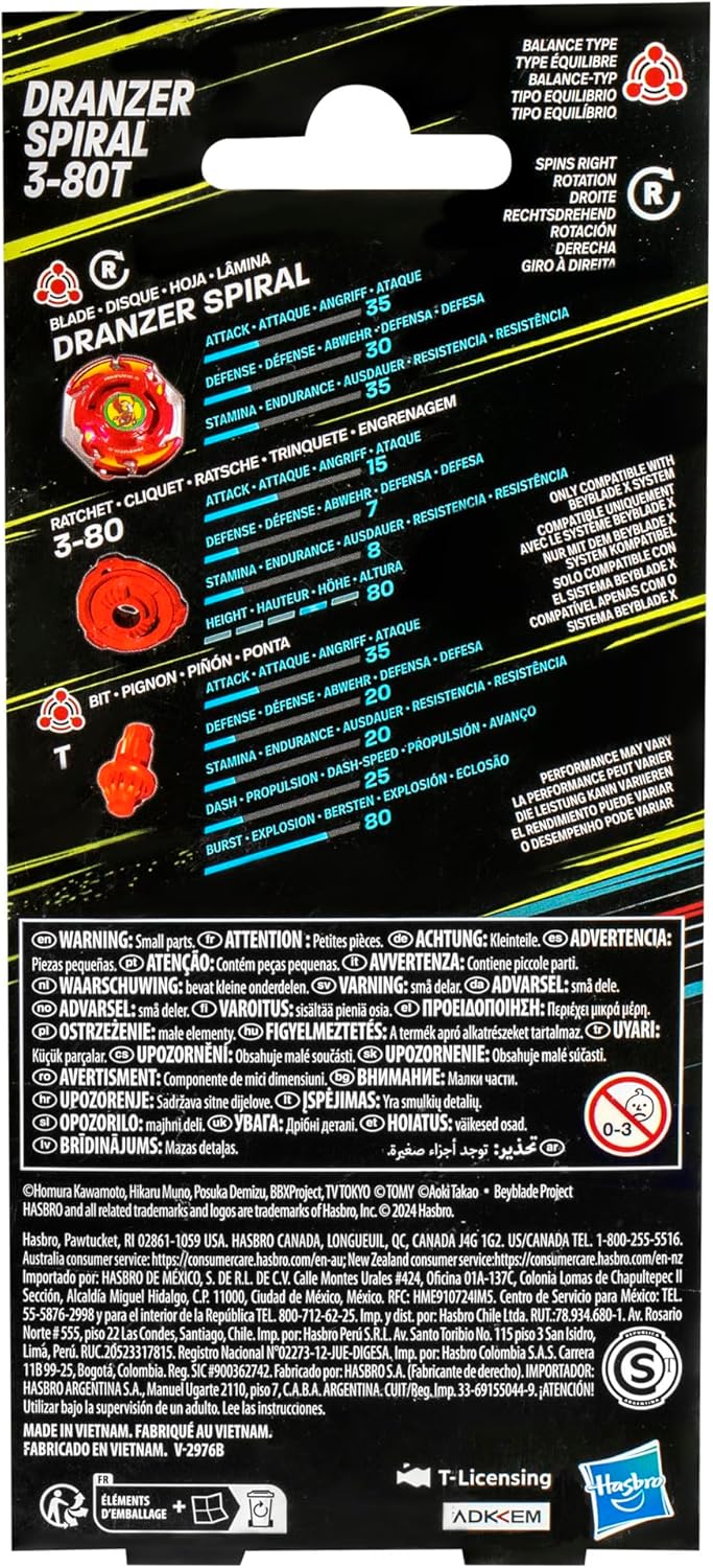 Beyblade X - Dranzer Spiral 3-80T