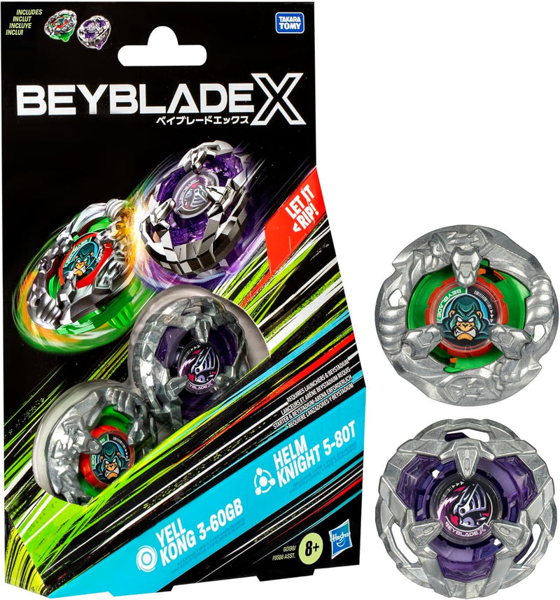 Beyblade X - Yell Kong 3-60GB / Helm Knight 5-80T Dual Pack
