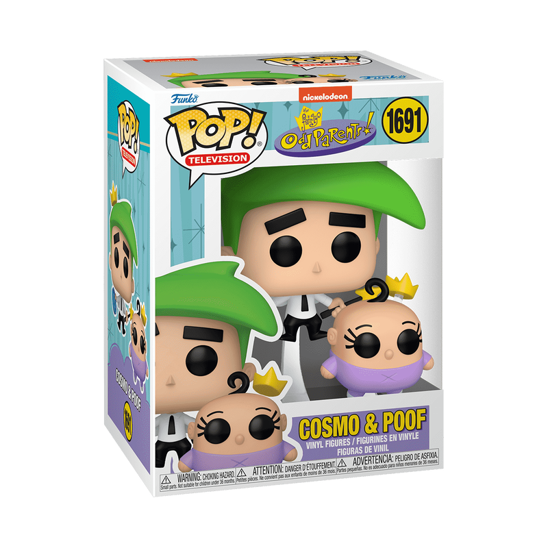 Funko - Pop! & Buddy Television - Nickelodeon The Fairly Odd Parents! - Cosmo & Poof (1691)