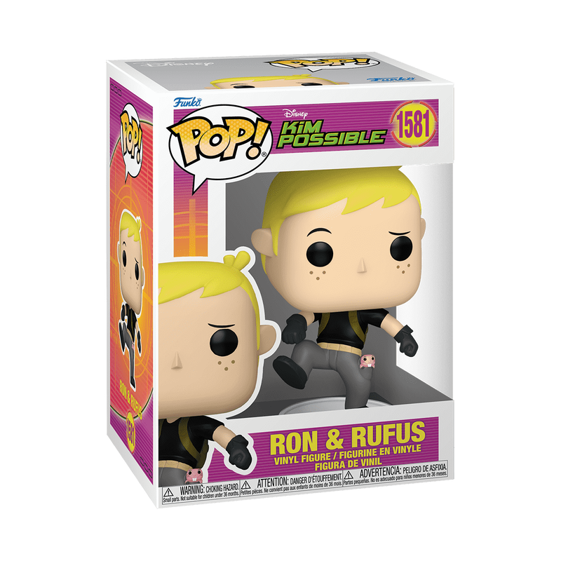 Funko - Pop! - Disney Kim Possible - Ron & Rufus (1581)