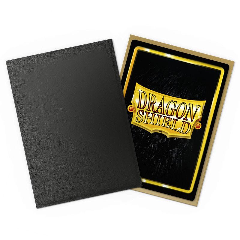 Dragon Shield: Standard 100ct Sleeves - Black and Gold